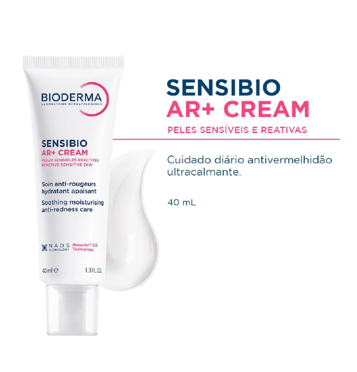 Creme Hidratante Facial Bioderma Sensibio AR+cream 40ml - Imagem 2