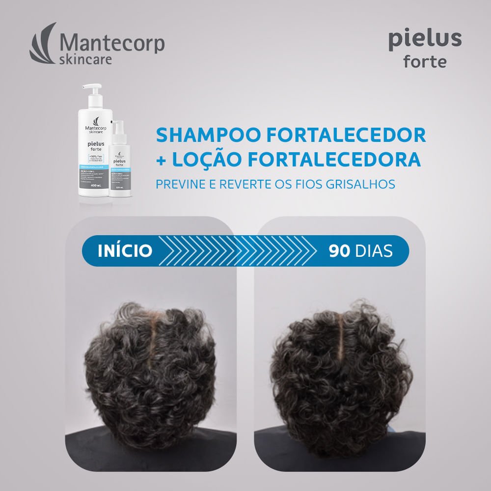 Shampoo Fortalecedor Pielus Forte 400ml - Imagem 3