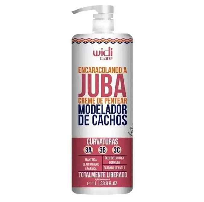 Creme De Pentear Modelador Widi Care Encaracolando Juba 1 Litro