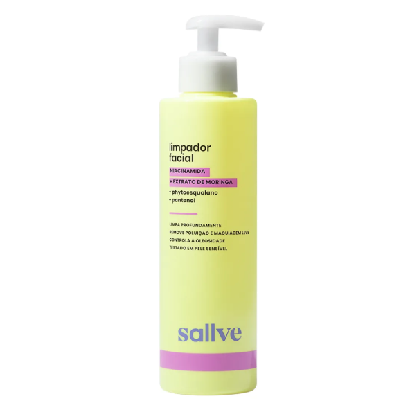 Gel Espuma de Limpeza Facial Sallve 300ml