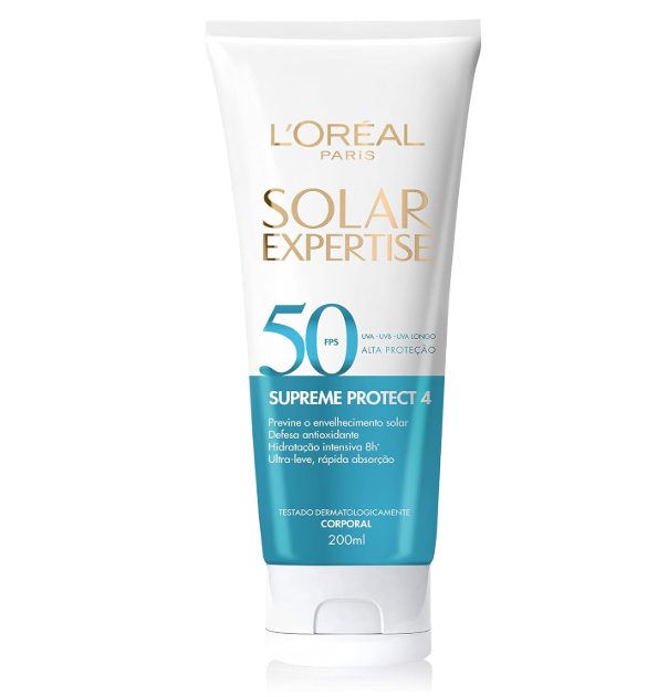 Protetor Solar L'Oréal Paris Solar Expertise Supreme Protect 4 FPS 50 200ml