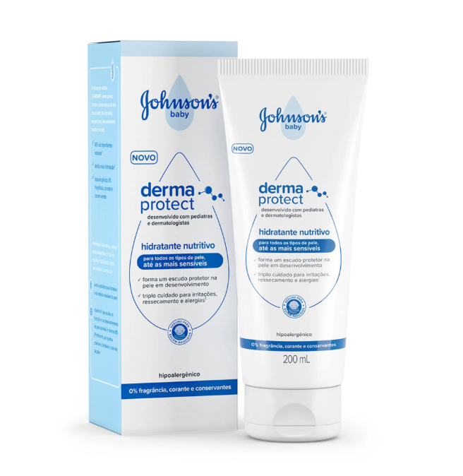 Hidratante Nutritivo Johnson's Baby Derma Protect 200ml