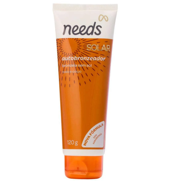 Autobronzeador Needs Solar Rosto e Corpo 120g