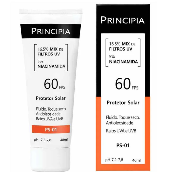 Protetor Solar Facial Principia Skincare PS-01 FPS 60 40ml - Imagem 2