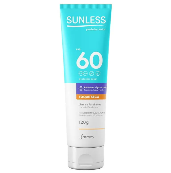 Protetor Solar FPS 60 Sunless 120g