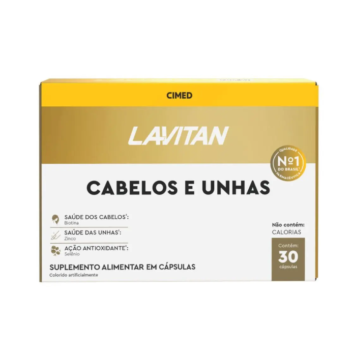 Lavitan Cabelos e Unhas 60 cápsulas