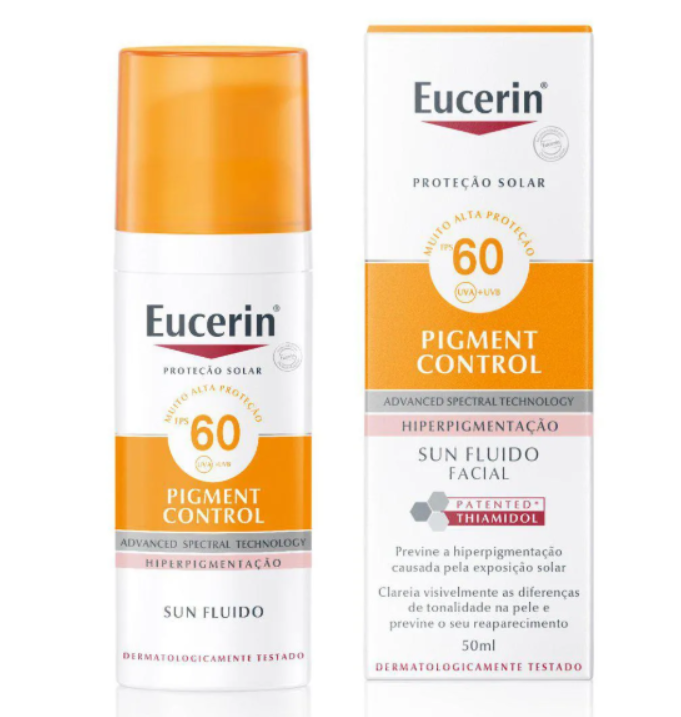 Protetor Solar Facial Eucerin Sun Pigment Control FPS 60 50ml