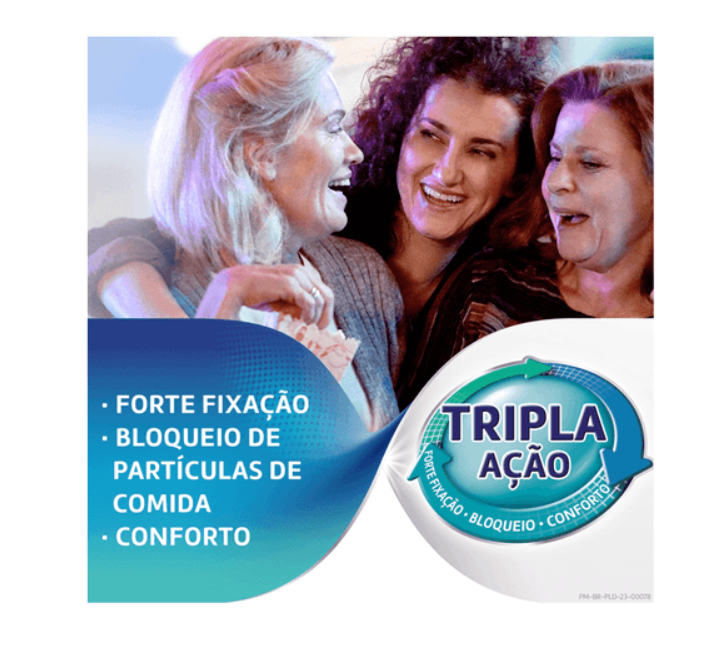 Ultra Corega Creme Fixador de Dentadura com Bico de Precisao sem Sabor 20g - Imagem 3