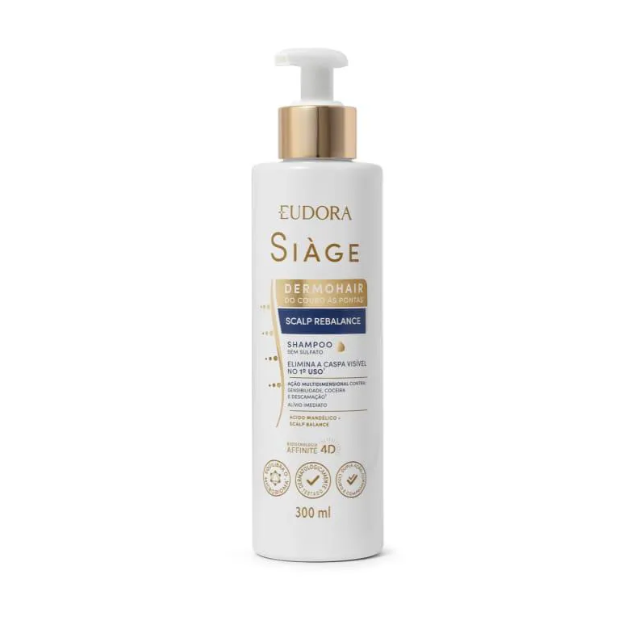Shampoo Anticaspa Siage Dermohair Scalp Rebalance 300ml