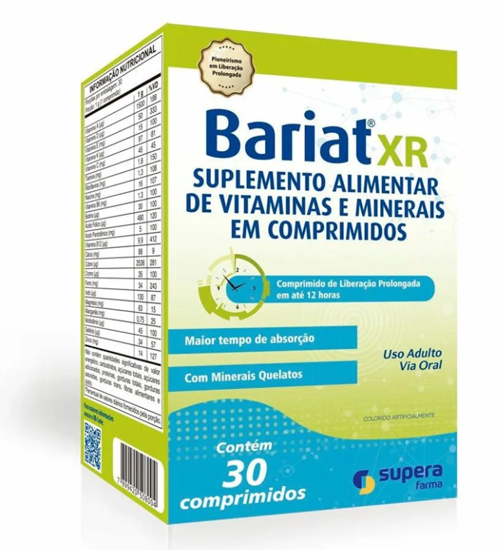 Suplemento Alimentar Bariat Xr 30 Comprimidos