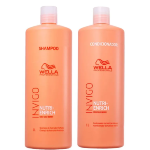 Kit Wella Professionals Invigo Nutri Enrich - Shampoo 1000ml + Condicionador 1000ml