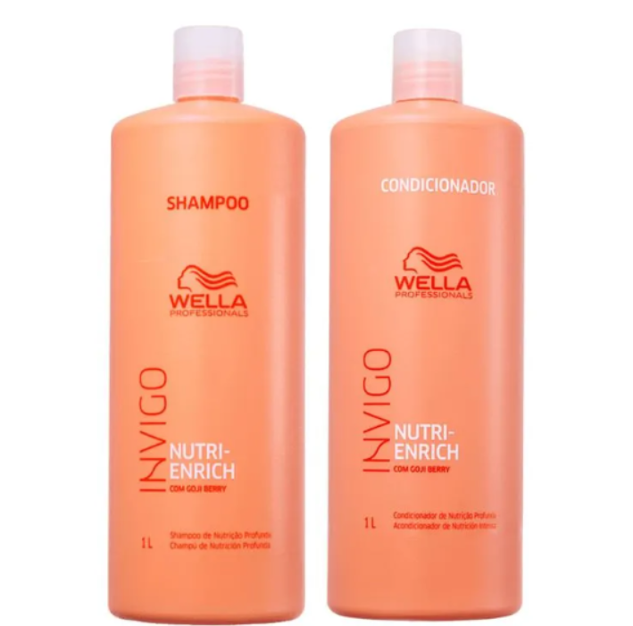 Kit Wella Professionals Invigo Nutri Enrich - Shampoo 1000ml + Condicionador 1000ml