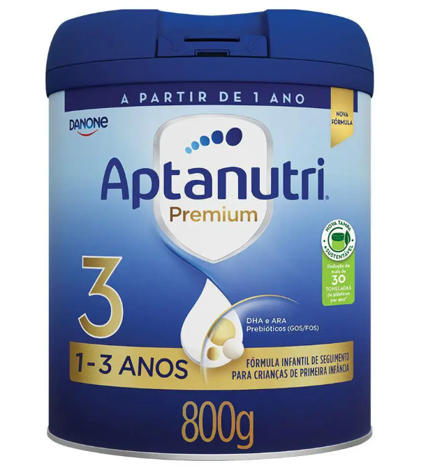 Aptanutri Premium 3 Fórmula Infantil 1 a 3 Anos 800g