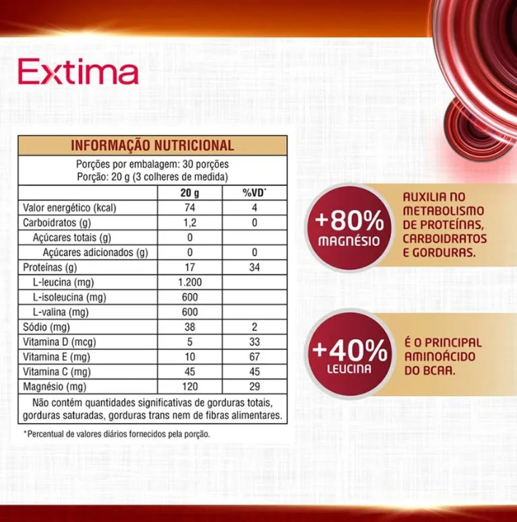 Extima Sabor Baunilha 30 sachês - Imagem 3