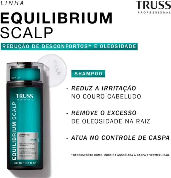 Shampoo Truss Equilibrium Scalp 300ml - Imagem 4