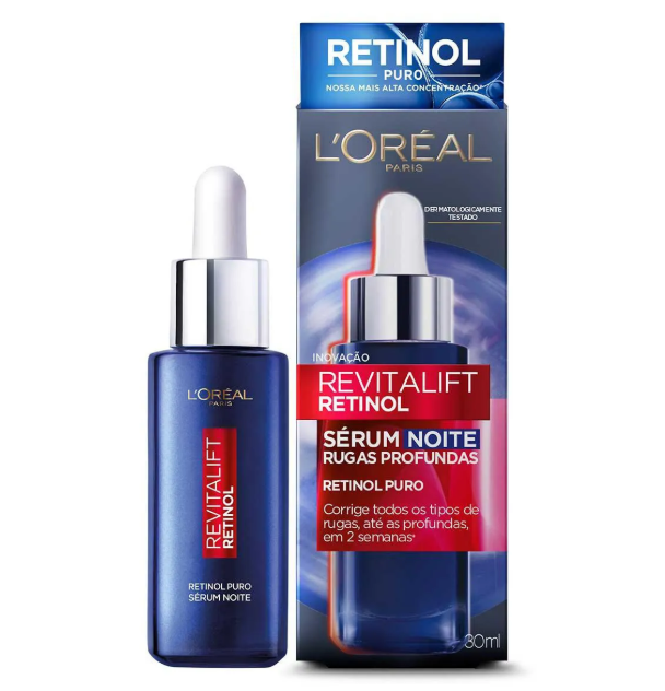Sérum Facial Antirrugas Noite L'Oréal Paris Revitalift Retinol 30ml